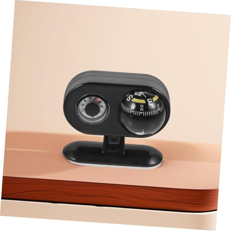 2Pcs Car Compass Thermometer Ball Dashboard Mount for Truck Boat Marine Outdoor Use - Image 4